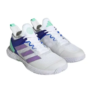 ADIDAS ADIZERO UBERSONIC 4 LANZAT BLANCO MORADO MUJER HQ8390 - Imagen 2