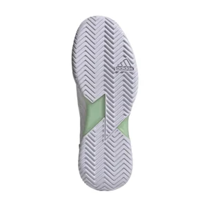 ADIDAS ADIZERO UBERSONIC 4 LANZAT BLANCO MORADO MUJER HQ8390 - Imagen 4