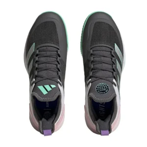 ADIDAS ADIZERO UBERSONIC 4 NEGRO VERDE MUJER - Imagen 2