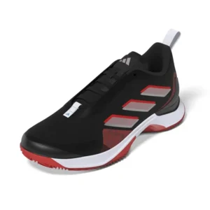 ADIDAS AVACOURT CLAY NEGRO ROJO MUJER HQ8409 - Imagen 2