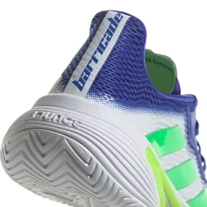 ADIDAS BARRICADE BLANCO VERDE FZ1827 - Imagen 4