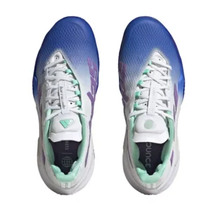 ADIDAS BARRICADE CLAY BLANCO AZUL MUJER HQ8428 - Imagen 3