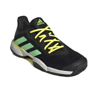 ADIDAS BARRICADE CLAY NEGRO VERDE JUNIOR HR1028 - Imagen 2