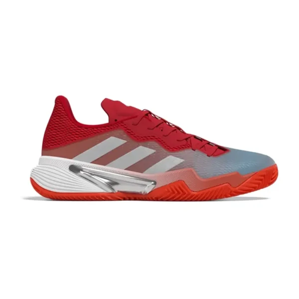 ADIDAS BARRICADE CLAY ROJO GRIS MUJER HQ8427