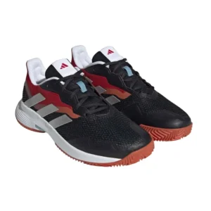 ADIDAS COURTJAM CONTROL M CLAY NEGRO ROJO HQ6949 - Imagen 3