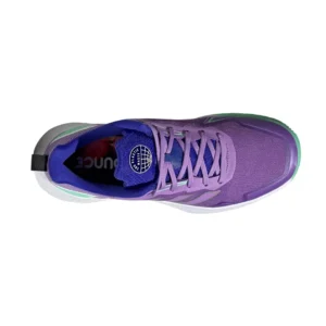 ADIDAS DEFIANT SPEED CLAY MORADO VERDE MUJER HQ8465 - Imagen 3