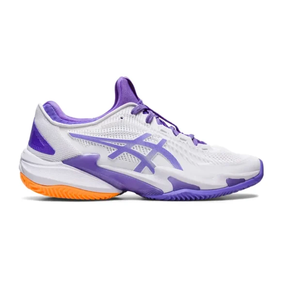 ASICS COURT FF 3 CLAY 1042A221-101 BLANCO MORADO MUJER