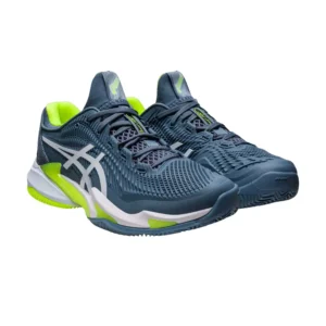 ASICS COURT FF 3 CLAY AZUL VERDE 1041A371 400 - Imagen 4