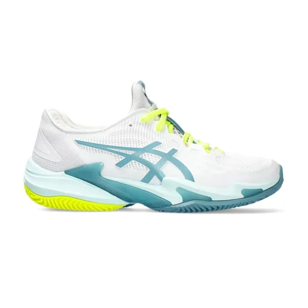 ASICS COURT FF 3 CLAY BLANCO AZUL MUJER 1042A221 102