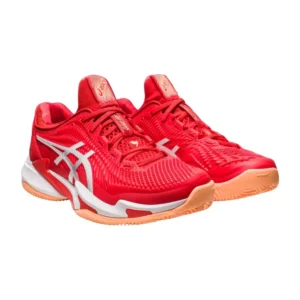 ASICS COURT FF 3 NOVAK CLAY ROJO BLANCO 1041A364 961 - Imagen 2