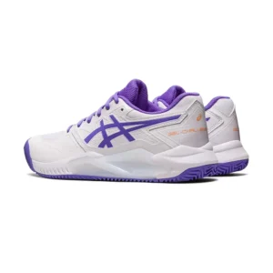 ASICS GEL-CHALLENGER 13 CLAY BLANCO Y MORADO MUJER 1042A165-104 - Imagen 2