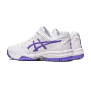 ASICS GEL-DEDICATE 7 1042A167-104 BLANCO Y MORADO MUJER - Imagen 2