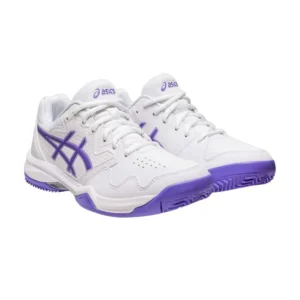 ASICS GEL-DEDICATE 7 CLAY BLANCO MORADO MUJER 1042A168-104 - Imagen 2