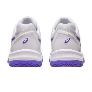 ASICS GEL-DEDICATE 7 CLAY BLANCO MORADO MUJER 1042A168-104 - Imagen 3