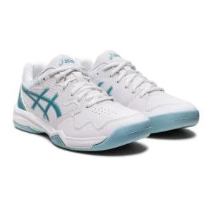 ASICS GEL-DEDICATE 7 INDOOR BLANCO AZUL MUJER 1042A166 103 - Imagen 2