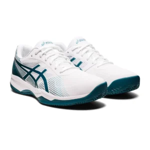 ASICS GEL GAME 8 CLAY OC BLANCO AZUL 1041A193 104 - Imagen 4