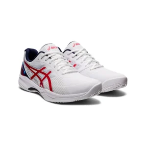 ASICS GEL GAME 8 CLAY OC LE BLANCO ROJO 1041A291 110 - Imagen 2