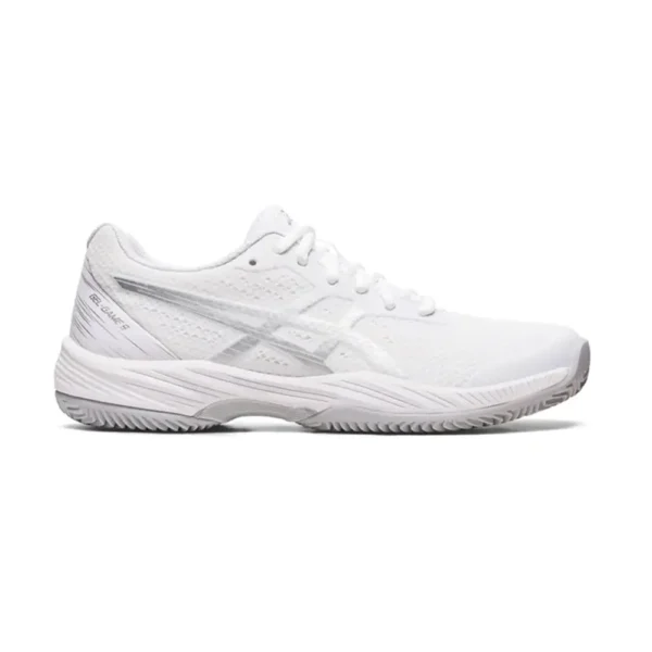 ASICS GEL-GAME 9 CLAY OC BLACO MUJER 1042A217 100