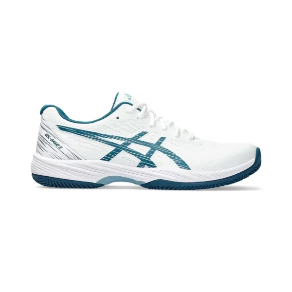 ASICS GEL-GAME 9 CLAY OC BLANCO TURQUESA 1041A358 102