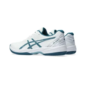 ASICS GEL-GAME 9 CLAY OC BLANCO TURQUESA 1041A358 102 - Imagen 2