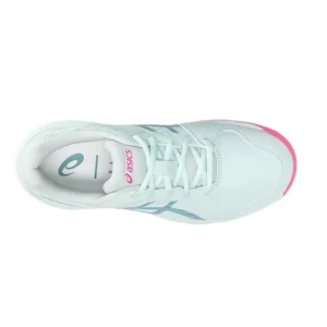 ASICS GEL-GAME 9 PADEL GS AZUL CLARO ROSA JUNIOR 1044A066 401 - Imagen 3