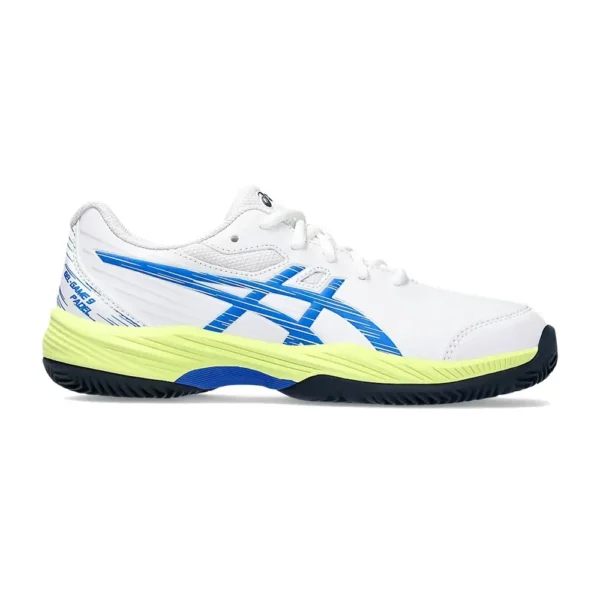 ASICS GEL-GAME 9 PADEL GS BLANCO AZUL JUNIOR 1044A066 101