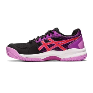 ASICS GEL-PADEL EXCLUSIVE 6 NEGRO LILA MUJER 1042A143 004 - Imagen 2