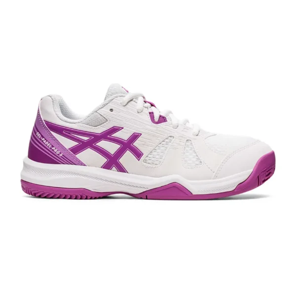 ASICS GEL-PADEL PRO 5 GRADE SCHOOL 1044A048-100 BLANCO MORADO NI