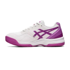 ASICS GEL-PADEL PRO 5 GRADE SCHOOL 1044A048-100 BLANCO MORADO NI - Imagen 2