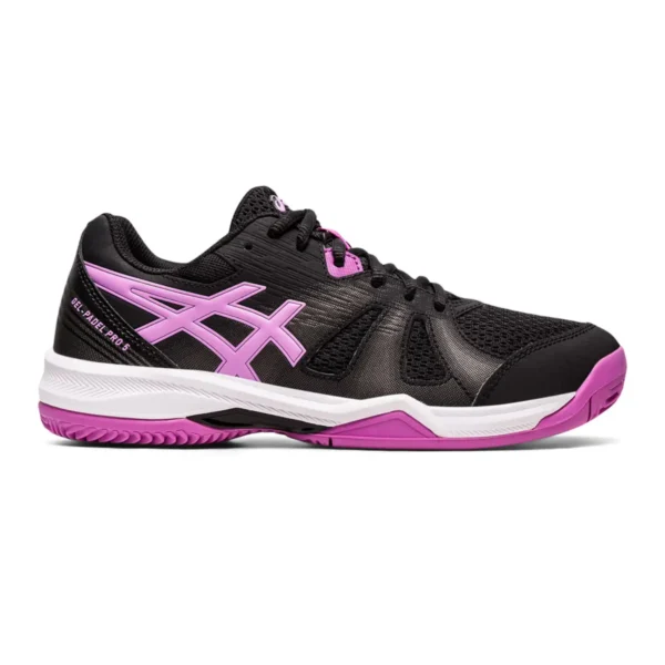 ASICS GEL PADEL PRO 5 NEGRO MORADO MUJER 1042A200 002