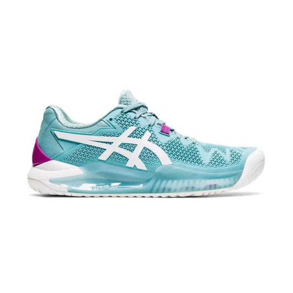 ASICS GEL-RESOLUTION 8 AZUL BLANCO MUJER 1042A072 408