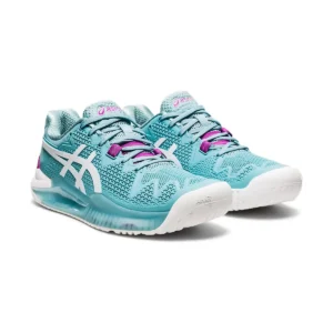 ASICS GEL-RESOLUTION 8 AZUL BLANCO MUJER 1042A072 408 - Imagen 2