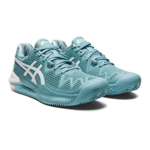 ASICS GEL-RESOLUTION 8 CLAY AZUL BLANCO MUJER 1042A070 408 - Imagen 2