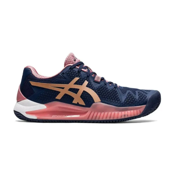 ASICS GEL RESOLUTION 8 CLAY AZUL ROSA MUJER 1042A070 404