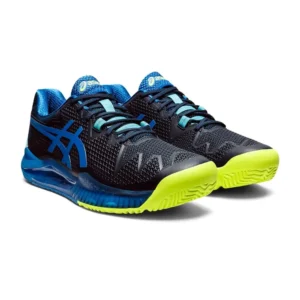 ASICS GEL RESOLUTION 8 NEGRO AZUL 1041A301 401 - Imagen 2