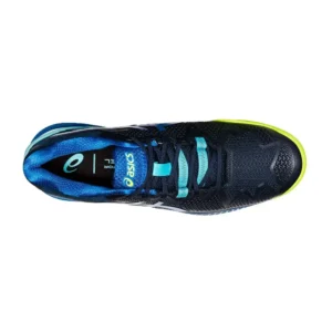 ASICS GEL RESOLUTION 8 NEGRO AZUL 1041A301 401 - Imagen 3