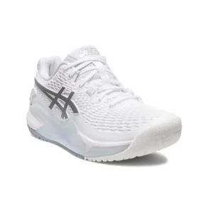 ASICS GEL-RESOLUTION 9 BLANCO PLATA MUJER 1042A208-100 - Imagen 2