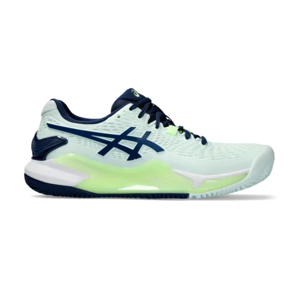 ASICS GEL-RESOLUTION 9 CLAY 1042A224-301 VERDE MUJER