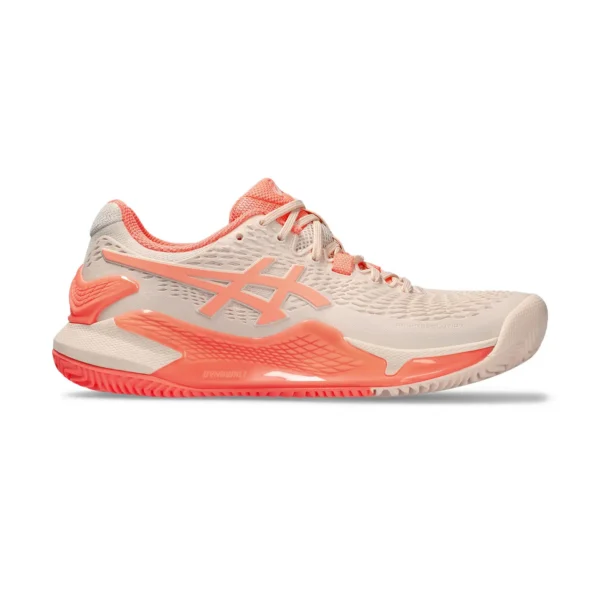 ASICS GEL-RESOLUTION 9 CLAY 1042A224-700 ROSA MUJER