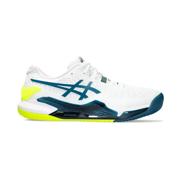 ASICS GEL-RESOLUTION 9 CLAY BLANCO AMARILLO 1041A375 101