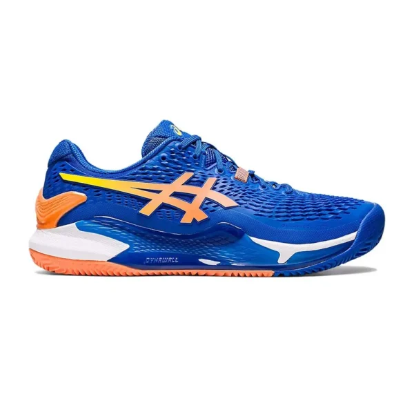 ASICS GEL-RESOLUTION 9 CLAY NARANJA AZUL 1041A385 960