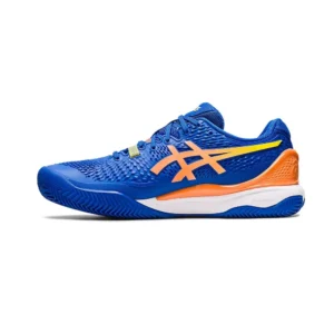 ASICS GEL-RESOLUTION 9 CLAY NARANJA AZUL 1041A385 960 - Imagen 2