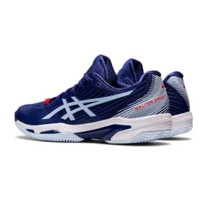 ASICS SOLUTION SPEED FF 2 CLAY AZUL BLANCO MUJER 1042A134 404 - Imagen 2