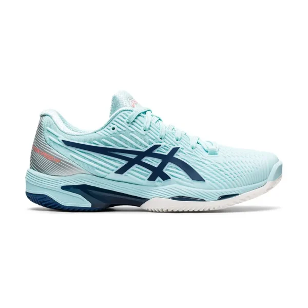 ASICS SOLUTION SPEED FF 2 CLAY BLANCO AZUL MUJER 1042A134 403