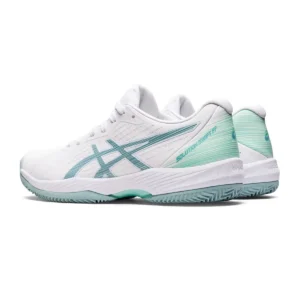 ASICS SOLUTION SWIFT FF CLAY BLANCO AZUL MUJER 1042A198 104 - Imagen 3