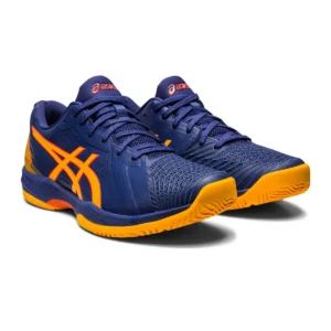 ASICS SOLUTION SWIFT FF PADEL AZUL AMARILLO 1041A314 400 - Imagen 2