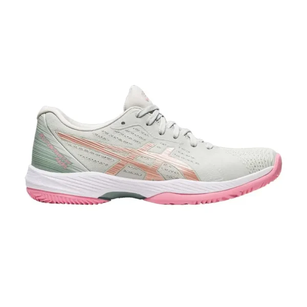 ASICS SOLUTION SWIFT FF PADEL GRIS ROSA MUJER 1042A204-020