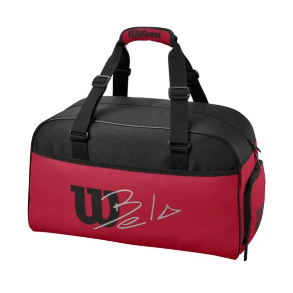 BOLSA WILSON BELA SMALL DUFFEL NEGRO ROJO