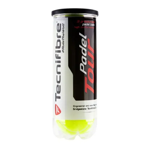 BOTE 3 PELOTAS TECNIFIBRE PADEL TOUR