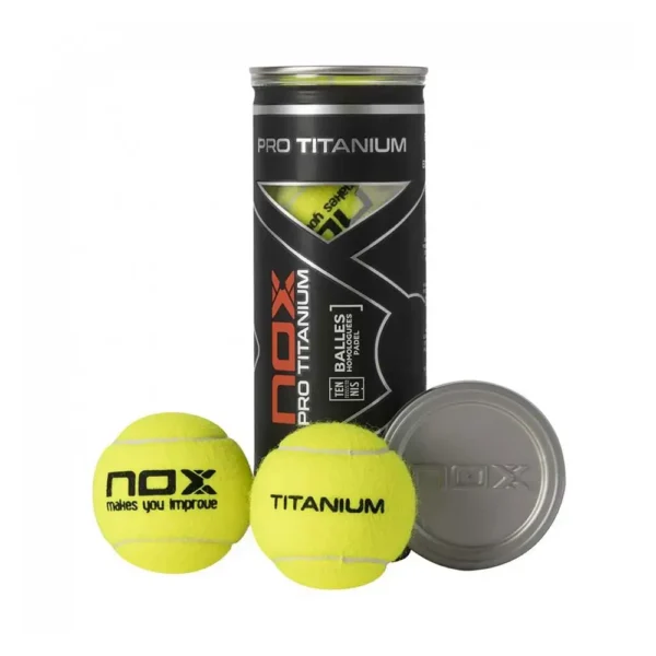 BOTE DE 3 BOLAS NOX PRO TITANIUM